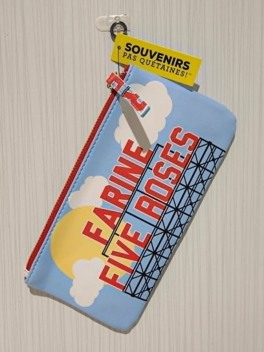 Farine Five Roses Zipper Bag Makeup Bag & Travel Bag for Cosmetics & Pencils